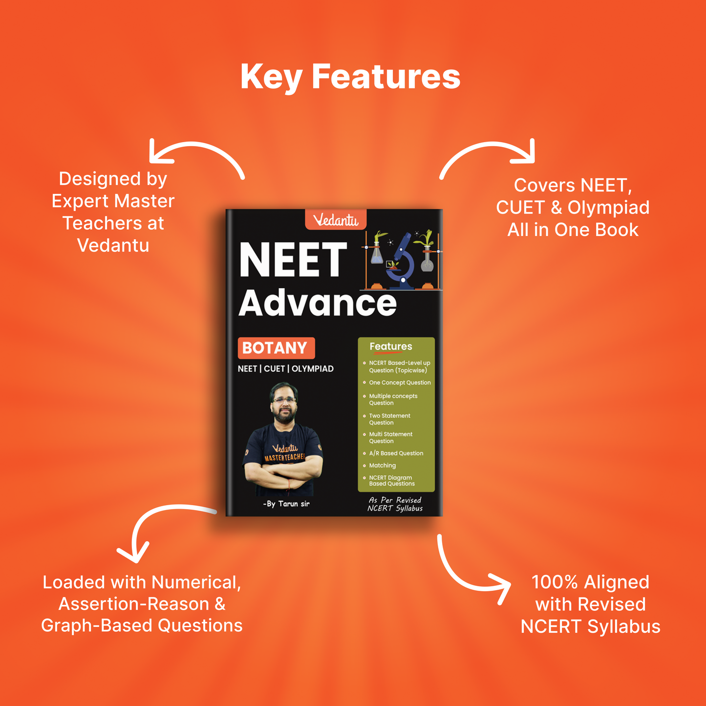 Vedantu NEET Advance Botany Question Book | NEET-UG Medical Entrance Exam Book 2026, CUET & Olympiad Preparation Guide | NCERT Based Topicwise MCQs, Multi-Statement Question, Matching A/R & Diagram Based Practice