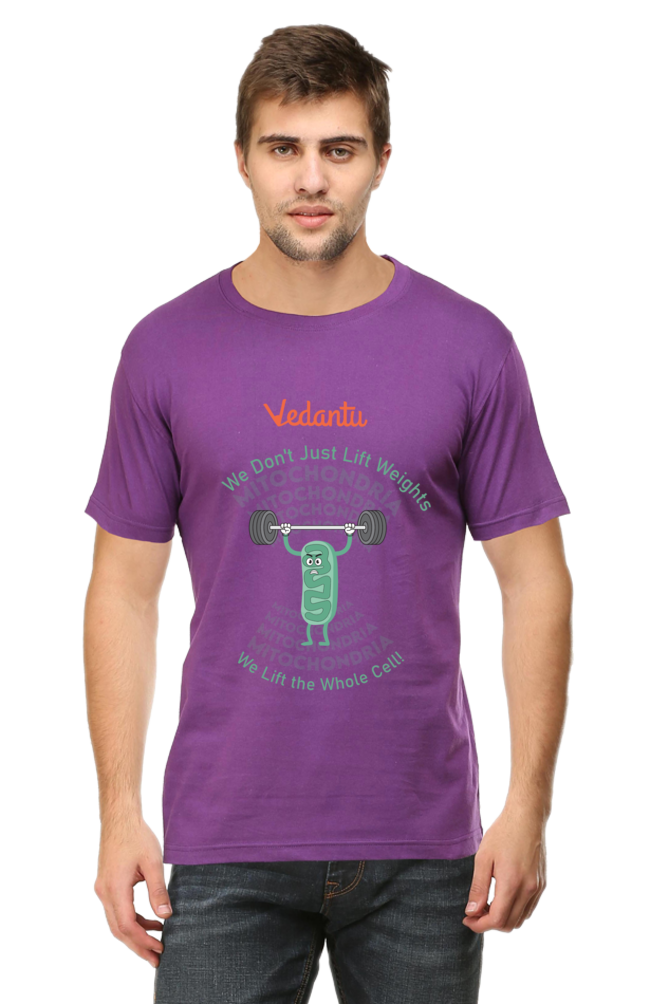 Mitochondria - Vedantu - Round Neck T-Shirt