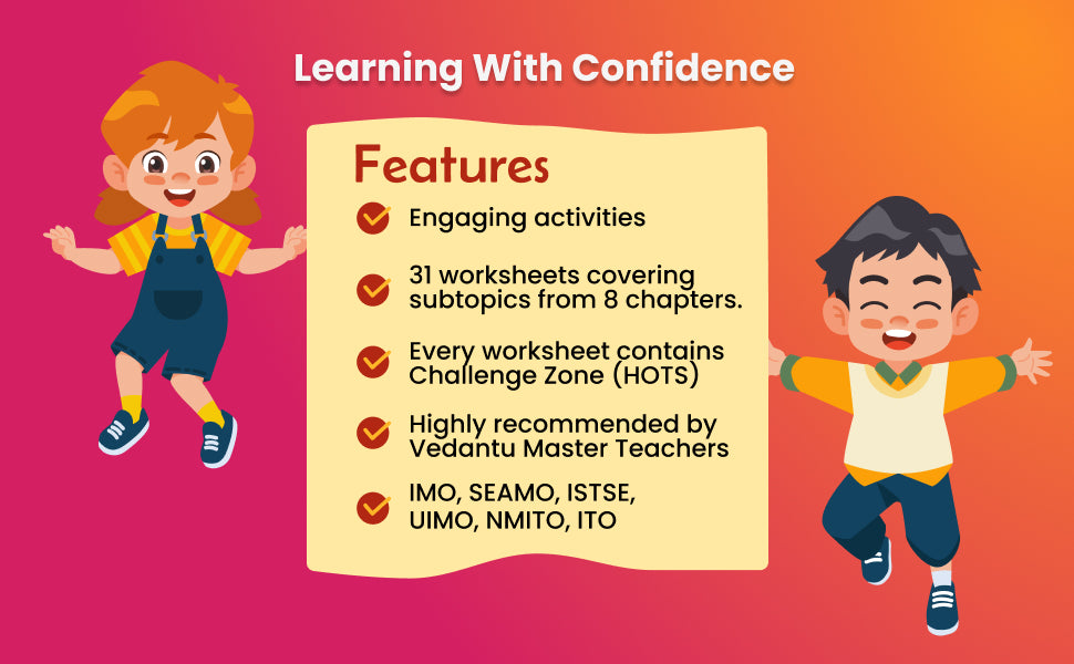 Vedantu Early Learning IMO Workbook for Grade 1 | Boost Problem-Solving Skills with 31 Worksheets HOTS & Sample Paper Challenges | Learn, Practice, and Win – Your Child’s Best Companion for Maths Olympiads Preparation