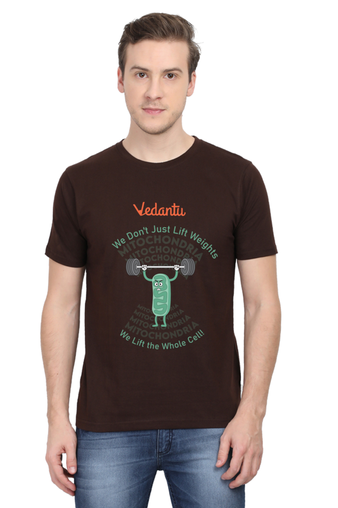Mitochondria - Vedantu - Round Neck T-Shirt