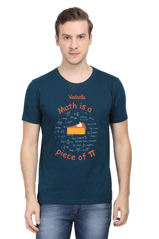 Math is a Piece of Pie - Vedantu - Men's Round Neck T-Shirt