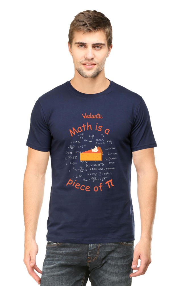 Math is a Piece of Pie - Vedantu - Men's Round Neck T-Shirt