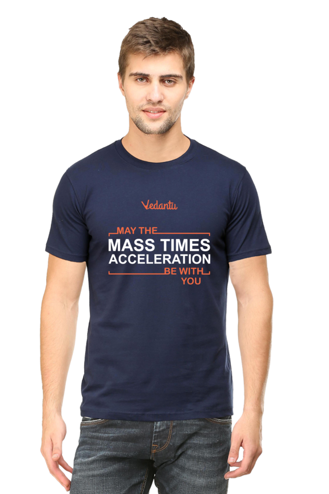 Mass Times Acceleration - Vedantu - Round Neck T-Shirt