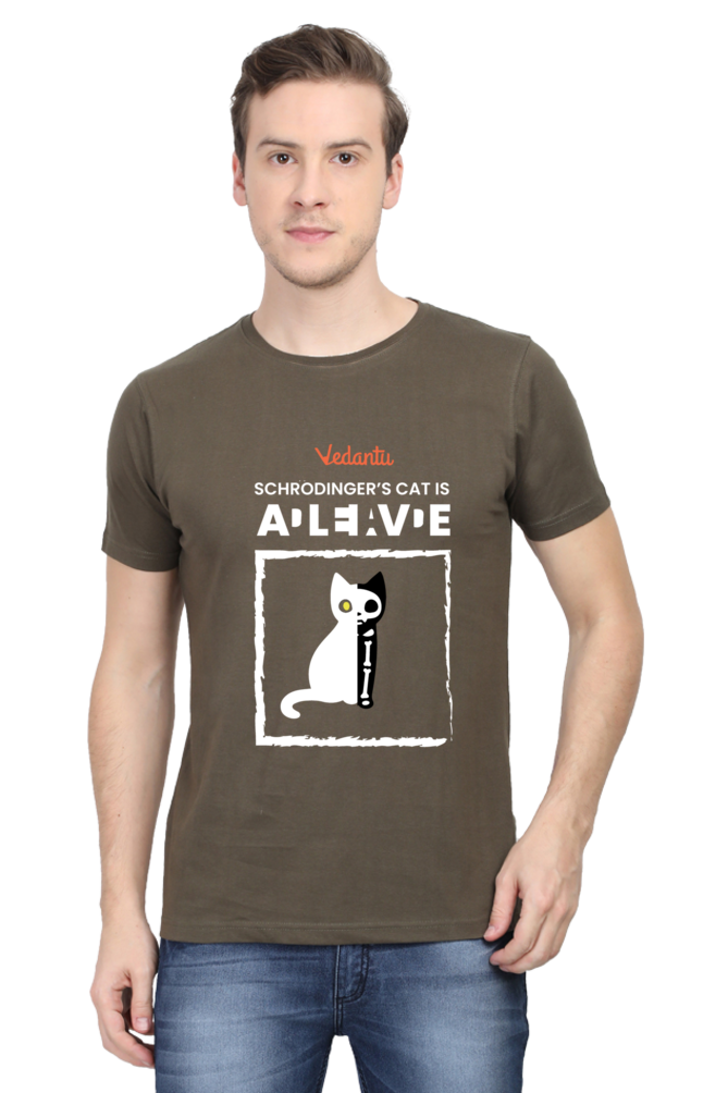 Schrodinger Cat - Vedantu - Men's Round Neck T Shirt