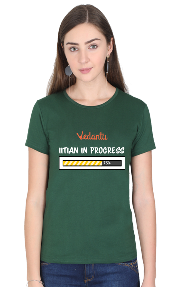 IITian in Progress - Women's Round Neck T-Shirt