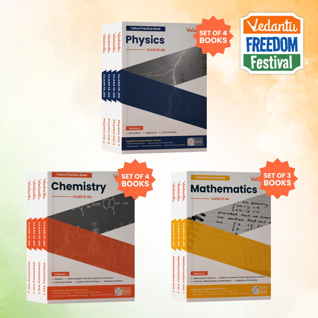 Vedantu JEE Tatva Book Set – Physics, Chemistry, Mathematics | Set Of 11 Volumes For Class 12 | Chapterwise PYQs, Concept Videos, Theory & Graded Exercises | Latest Edition