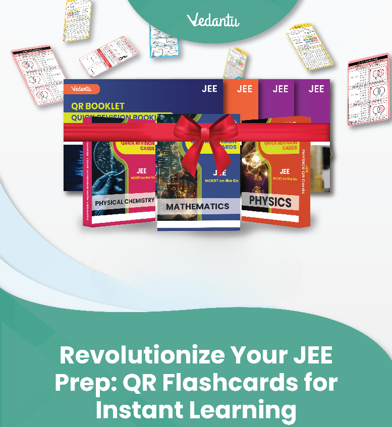 Vedantu JEE 2025 QR Revision Cards – Physics, Chemistry, Mathematics | Flash Cards for JEE Main & Advanced | Quick Concept Recap & Practice Booklet