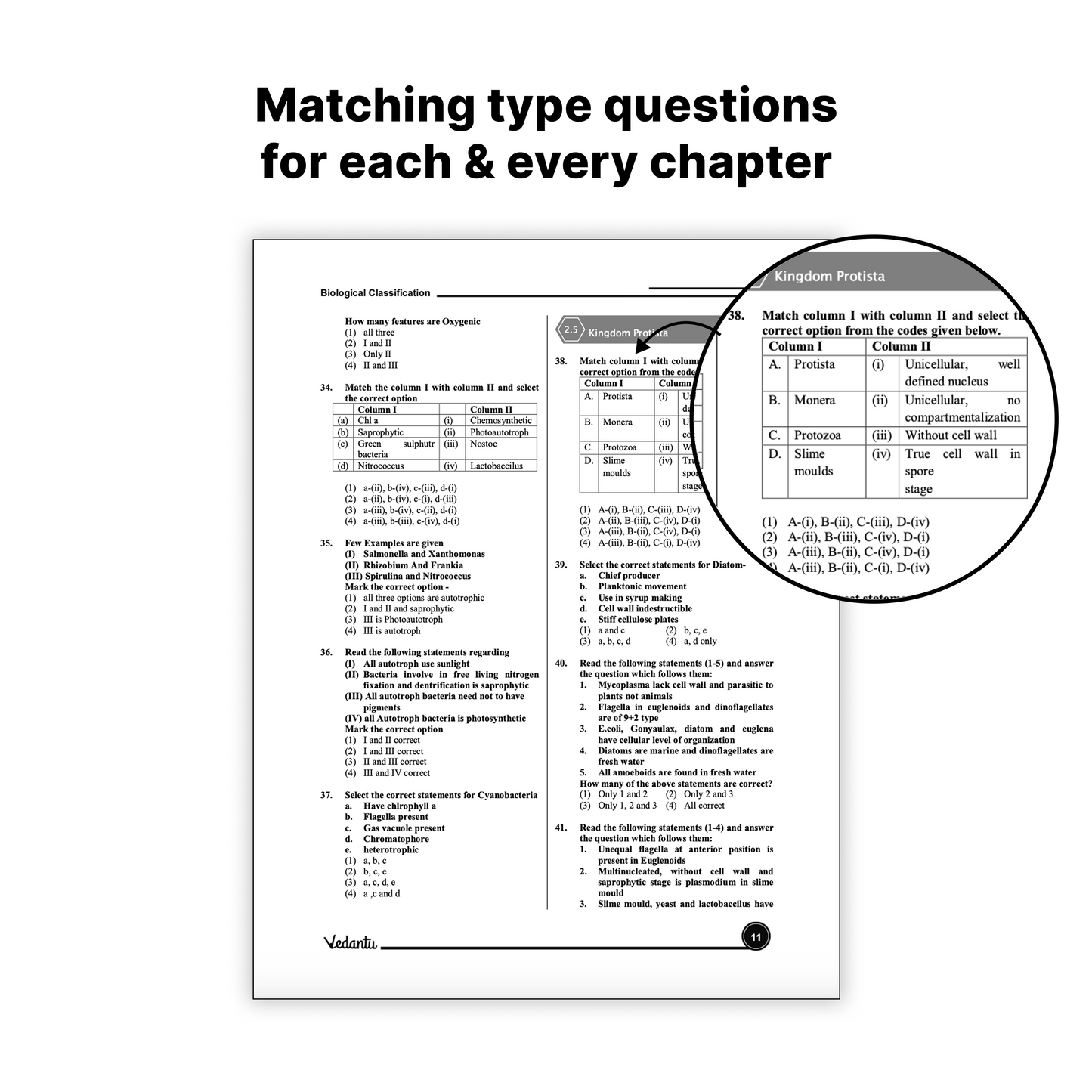 Vedantu NEET Advance Botany Question Book | NEET-UG Medical Entrance Exam Book 2026, CUET & Olympiad Preparation Guide | NCERT Based Topicwise MCQs, Multi-Statement Question, Matching A/R & Diagram Based Practice