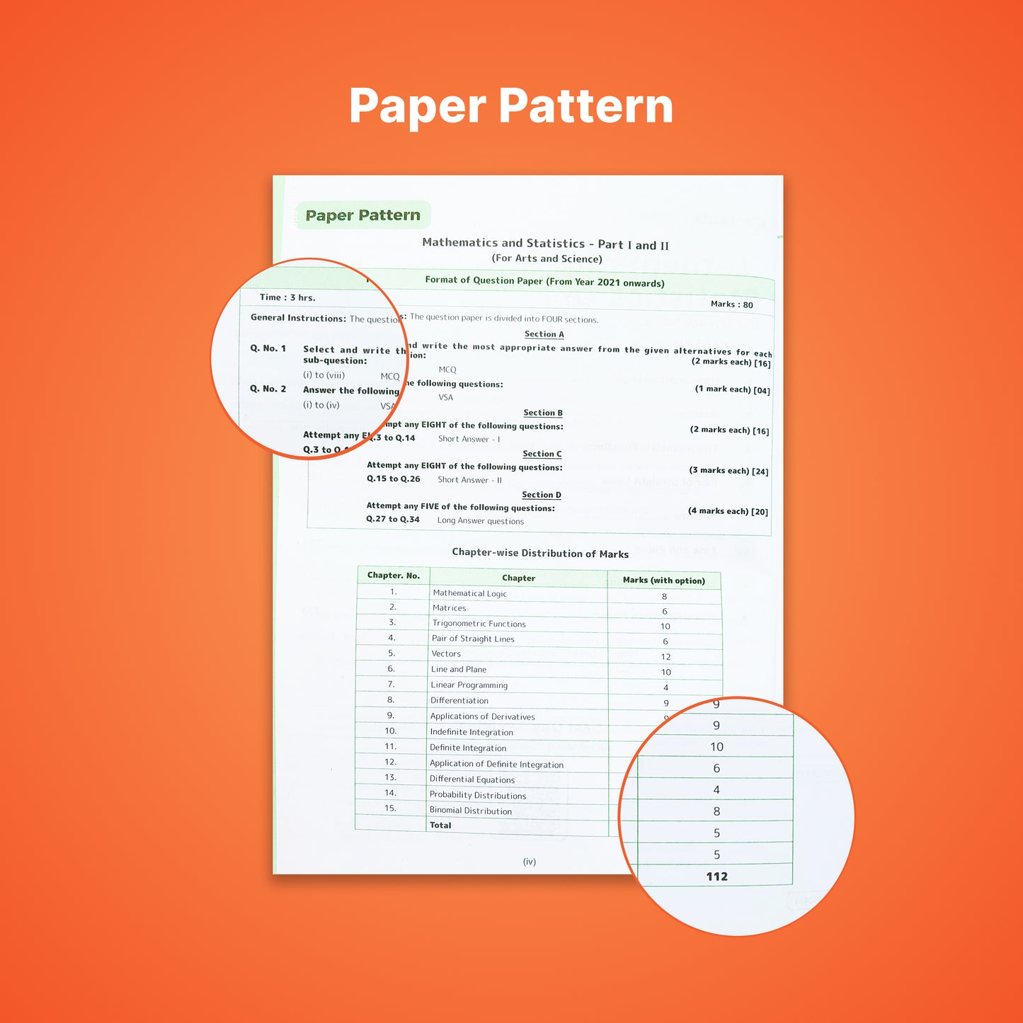 Vedantu Conquer Maharashtra Board Mathematics Book Part 1 & 2 | Standard XII | HSC Class 12 Textbook with Board Questions, MCQs, Diagrams & Chapterwise Assessments | Latest Edition