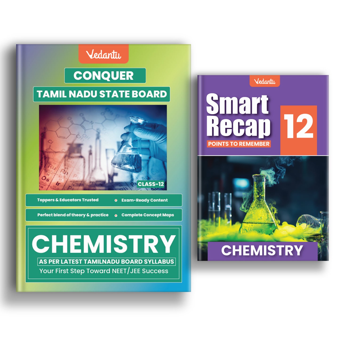 Vedantu Class 12 Conquer Chemistry – Tamil Nadu State Board | Also Includes Smart Recap Book for Master Practice | Additional Practice Questions, MCQs, Concept Maps, PTA & Govt Questions | NEET & JEE Focused