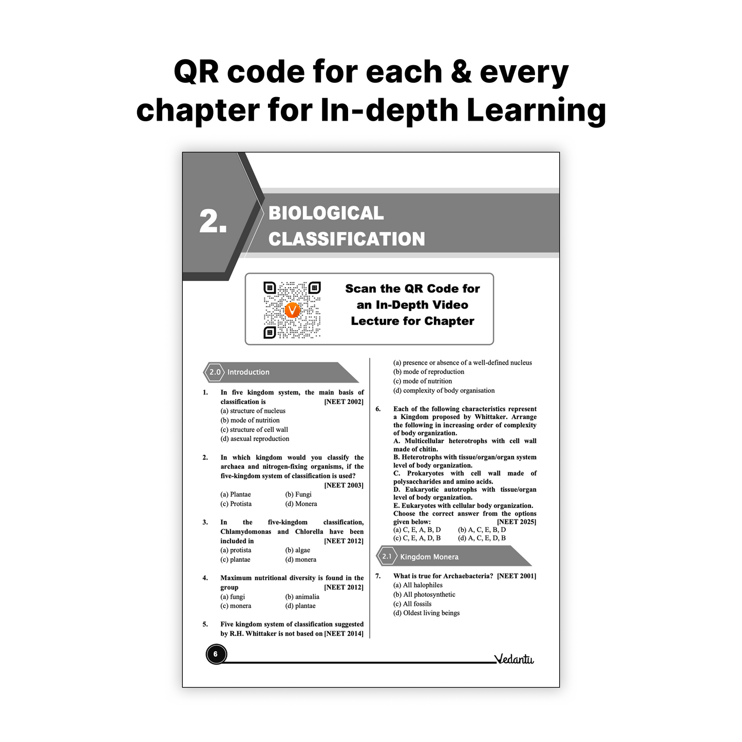 Vedantu 38 Years NEET Biology (1987–2025) Previous Year Questions Book | Chapter & Topic Wise PYQs | 2000+ Questions, QR Video Solutions, 10 Mock Tests | NCERT Based for 2026 Exam