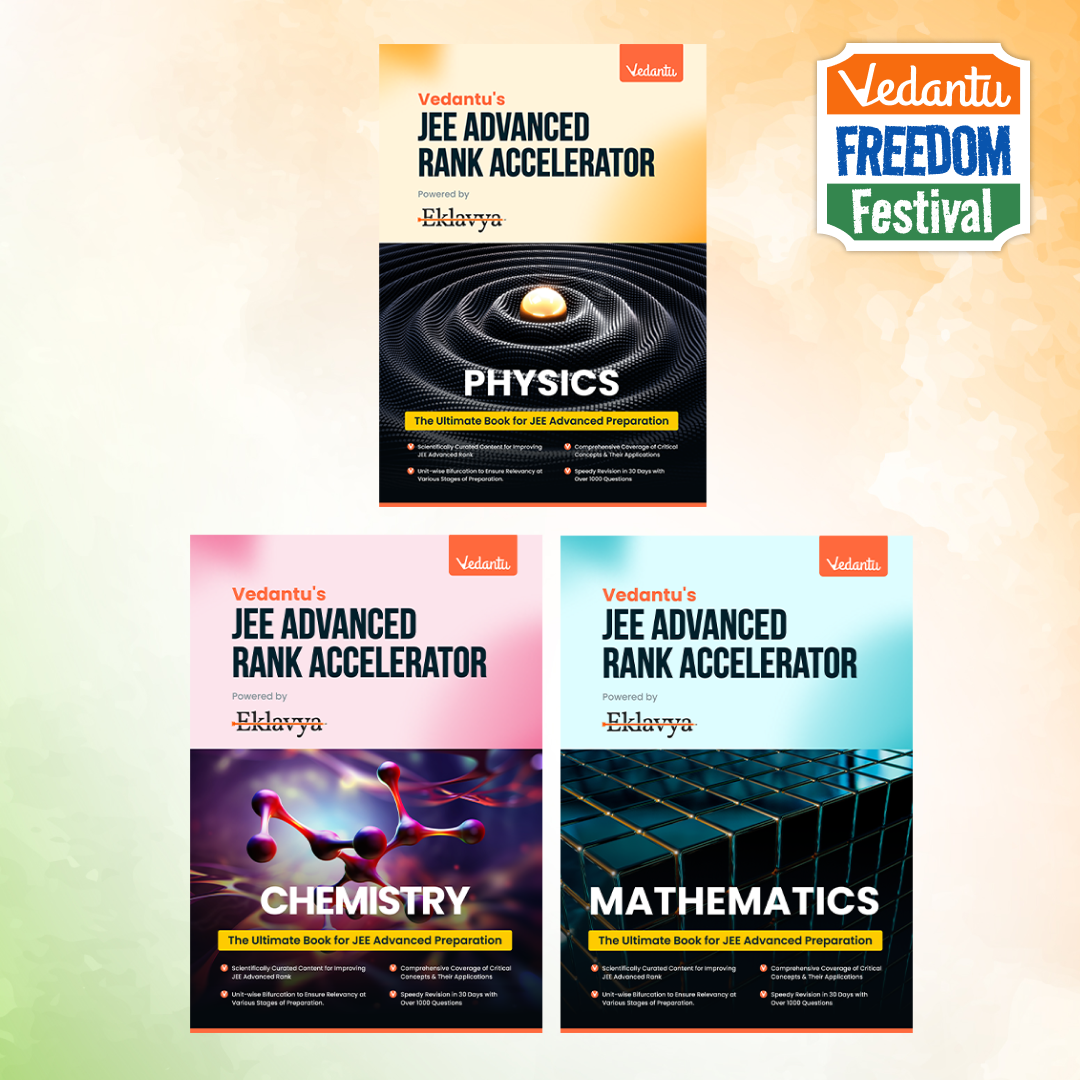 Vedantu JEE Advanced Rank Accelerator 2025 Books Set Of 3 | Physics, Chemistry, Mathematics | Chapterwise Practice, PYQs, Mock Tests For JEE Advanced Aspirants