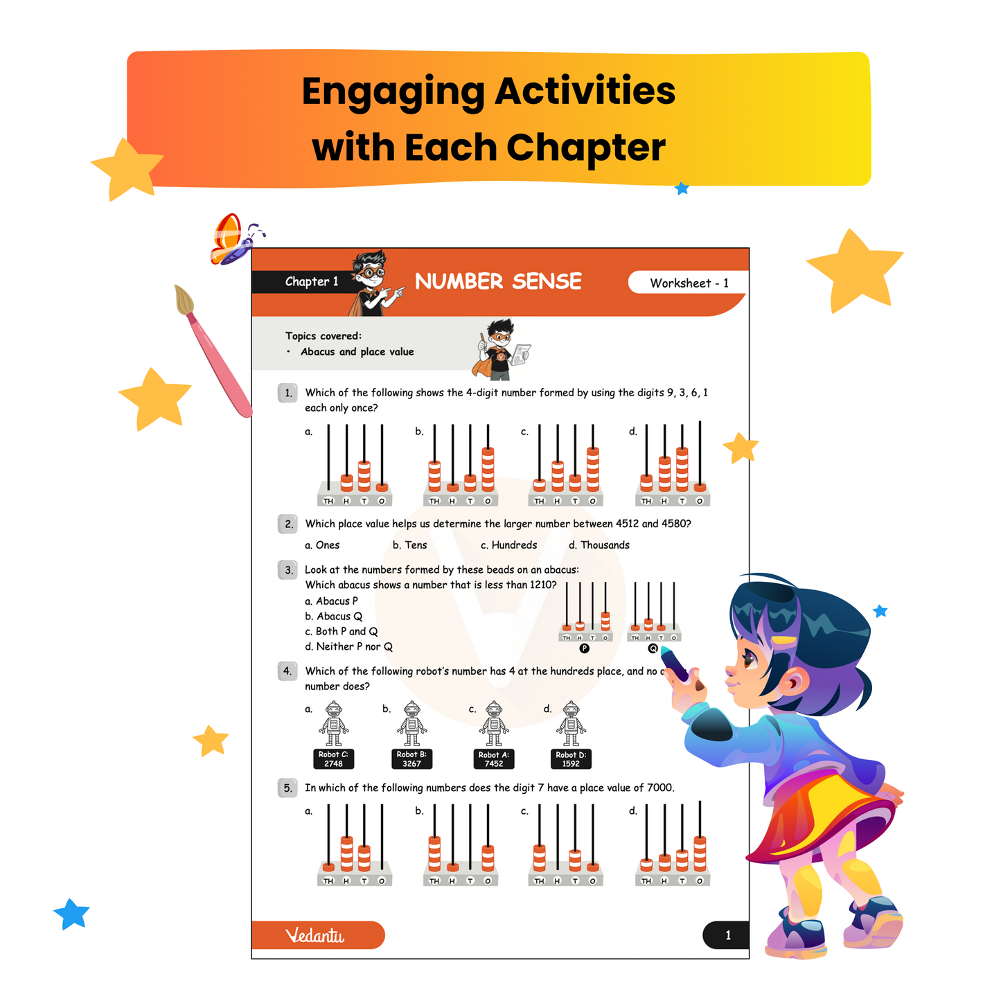 Vedantu Early Learning IMO Workbook for Grade 3 | International Mathematics Olympiad Preparation Book | 30 Concept Worksheets with HOTS, Sample Papers & Challenge Zones | Ideal for CBSE, ICSE & State Boards