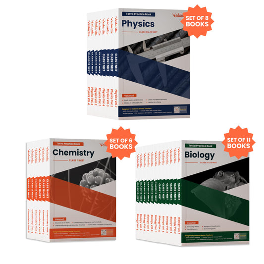 Vedantu NEET Tatva Dropper Book Set – Physics, Chemistry, Biology | Set Of 25 Volumes | Class 11 & 12 | Chapterwise PYQs, Concept Videos, Theory & Graded Exercises | Latest Edition