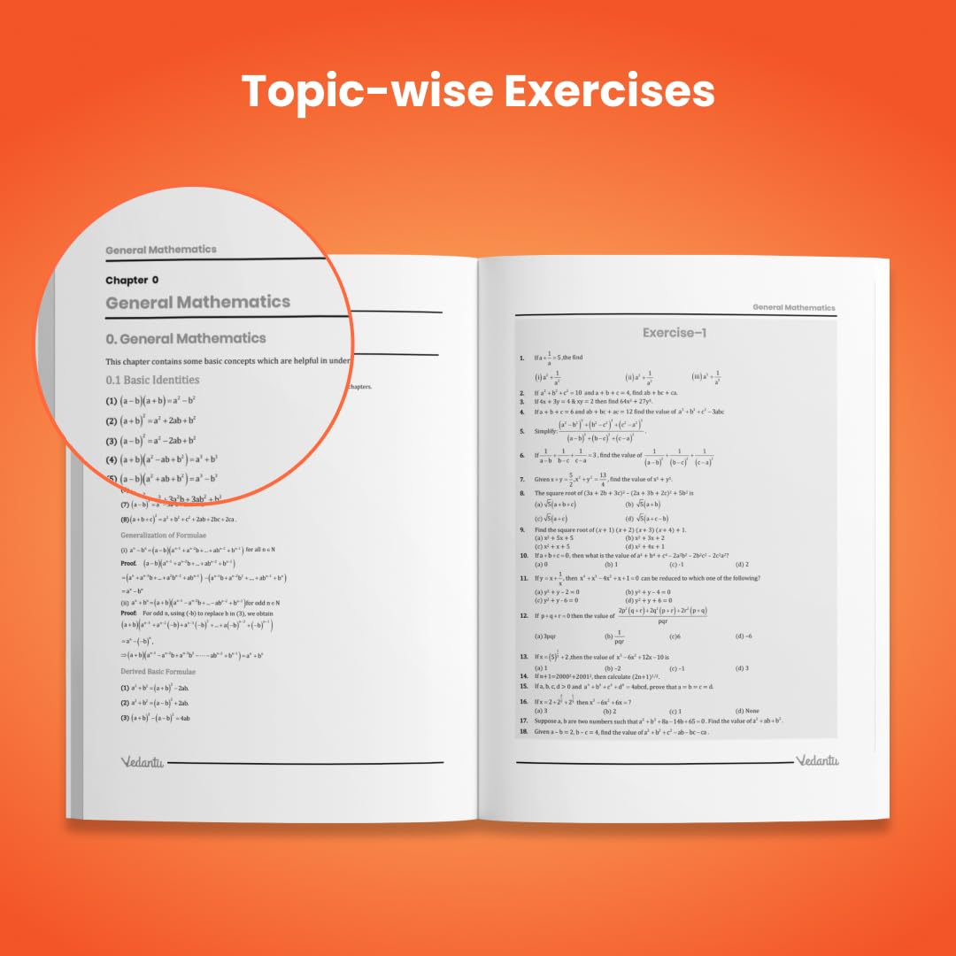 Vedantu IOQM / Pre RMO Mathematics Book for Class 8-12 | Indian Olympiad Qualifier in Mathematics Guide | Topic-wise Theory, PYQs & 2500+ Solved Questions | Latest 2024 Edition | Olympiad Prep Book