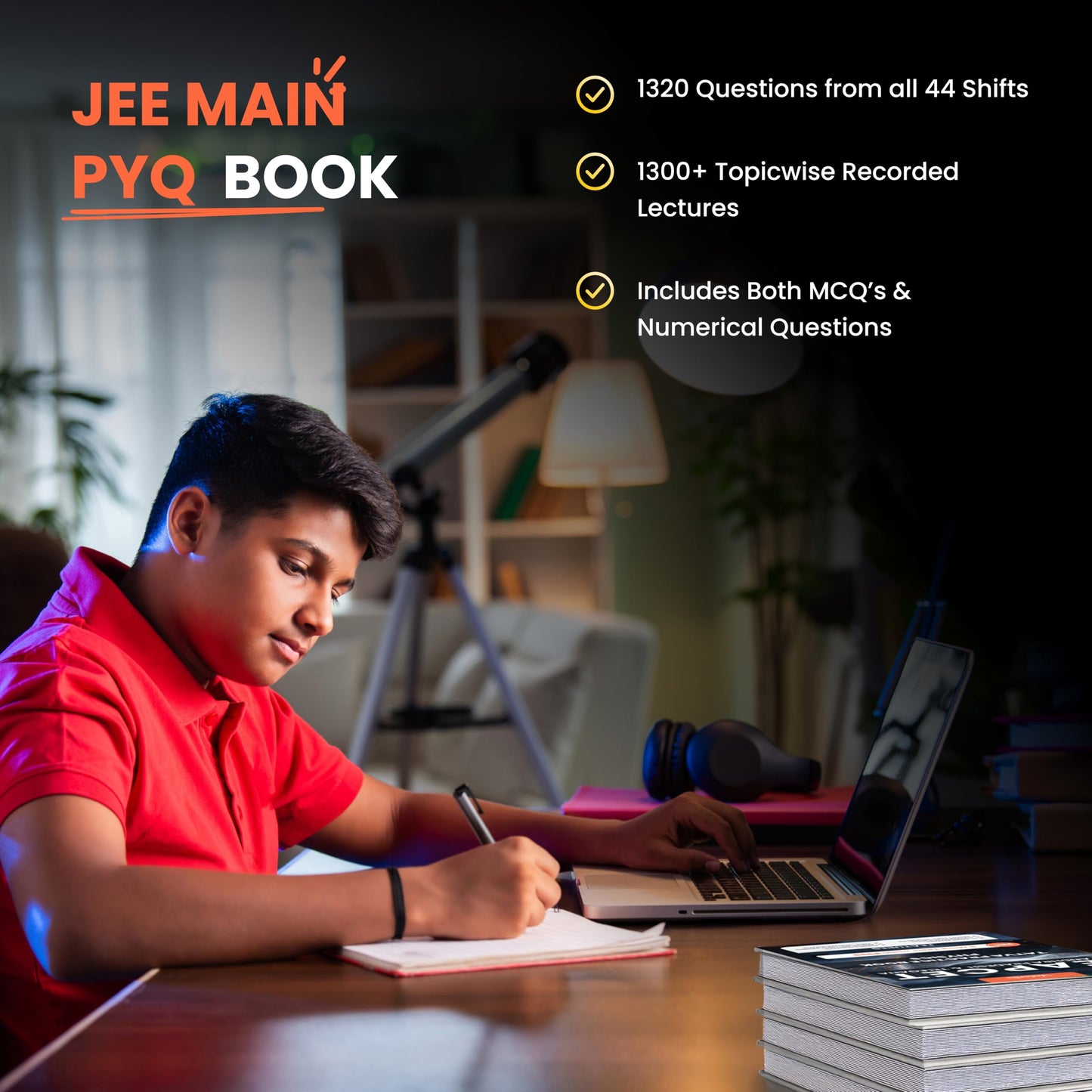 Vedantu JEE Main PYQ Books - Complete Set of 3 for Physics, Chemistry, and Mathematics | 2023 & 2024 Chapterwise Previous Year Questions | Ideal for JEE Main Preparation | Includes Access to JEE Recorded Lectures