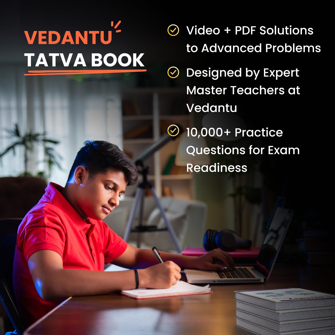 Vedantu JEE Tatva Book Set – Physics, Chemistry, Mathematics | Set Of 11 Volumes For Class 12 | Chapterwise PYQs, Concept Videos, Theory & Graded Exercises | Latest Edition