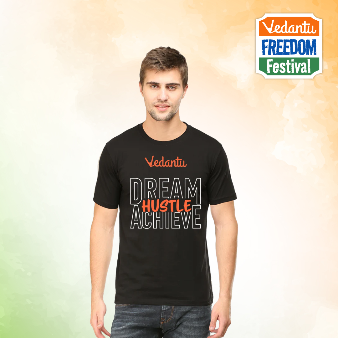Dream Hustle Achieve - Men's Round Neck T-Shirt