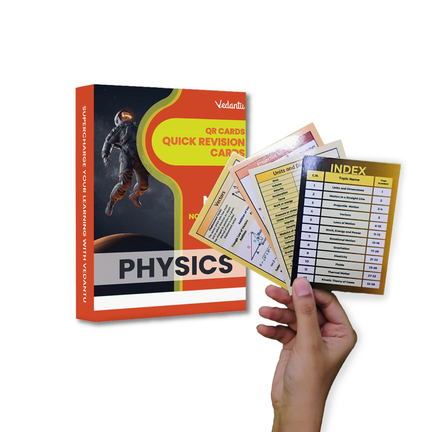 Vedantu Quick Revision Cards for NEET Physics, Chemistry and Biology 2025 | NEET Flash Cards With Booklet for Quick Revision
