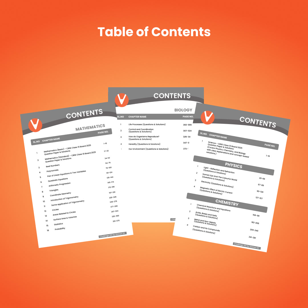 Vedantu Challenge 100 Science & Mathematics Class 10 Books Set Of 2 | CBSE Chapter-wise PYQ with Solutions | NCERT Based | 2026 Exam Prep Guide | Competency-Based | Objective & Subjective Questions | Practice Book by Shimon Joseph | Score Booster Series