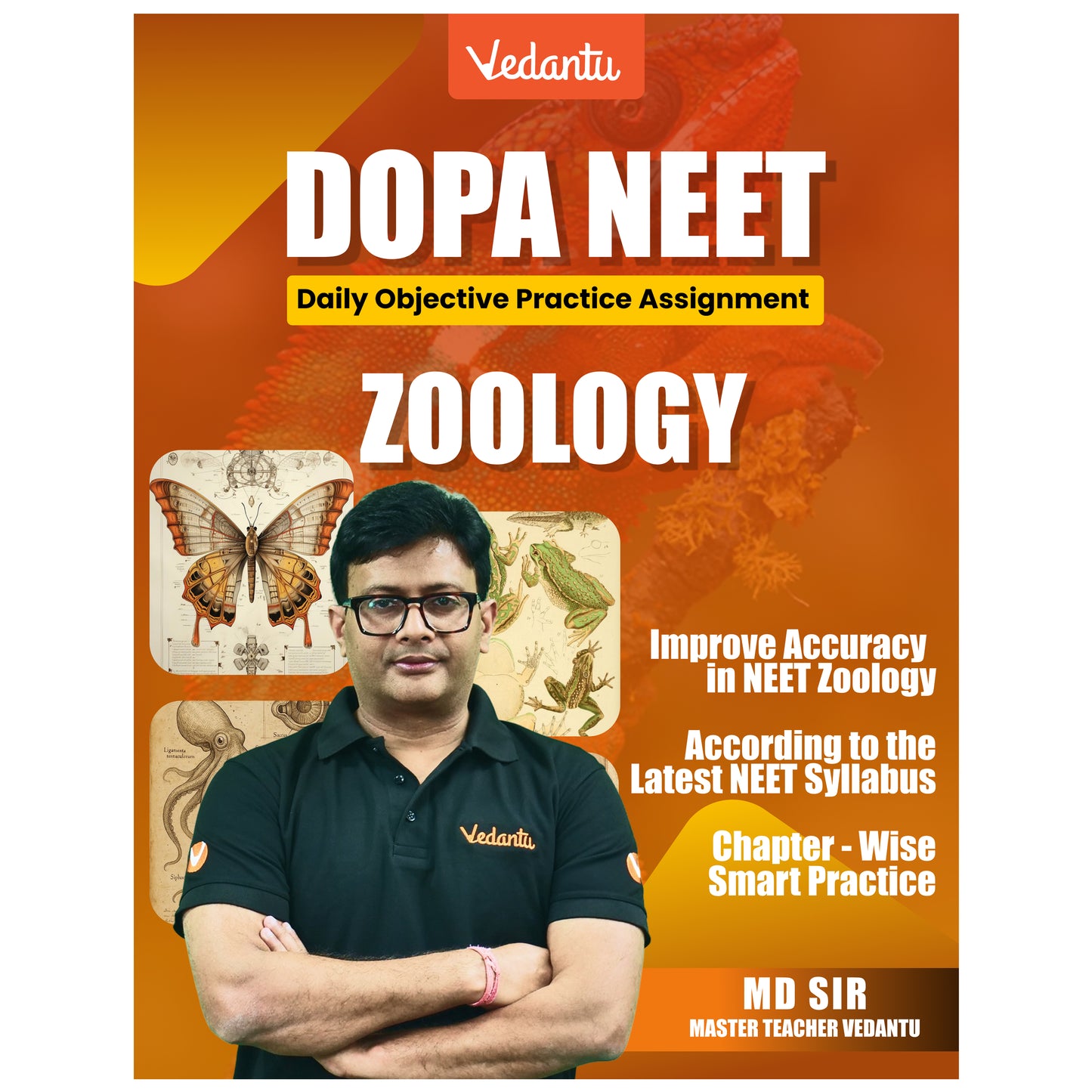 Vedantu DOPA NEET Zoology Daily Objective Practice Assignment Book | Chapter-Wise MCQs, Diagram-Based Questions and Answer Keys | Latest NEET Syllabus | For Class 11, Class 12 and Droppers