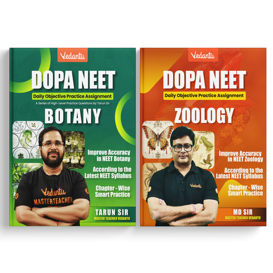 Vedantu DOPA NEET Biology Combo Book 2027 | Botany & Zoology Daily Objective Practice Assignment | Chapter-Wise MCQs, NCERT Based Questions, Diagram-Based Practice, Answer Keys & NEET 2027 Preparation | For Class 11, Class 12 & Droppers