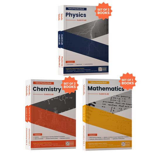 Vedantu JEE Tatva Book Set – Physics, Chemistry, Mathematics | Set Of 5 Volumes For Class 12 | Chapterwise PYQs, Concept Videos, Theory & Graded Exercises | Latest Edition