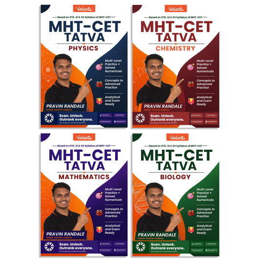 {Pre Order} - Vedantu MHT-CET Tatva PCMB Combo Books 2026 | Physics, Chemistry, Mathematics & Biology for MHT-CET Preparation by Pravin Randale Sir | Vedantu