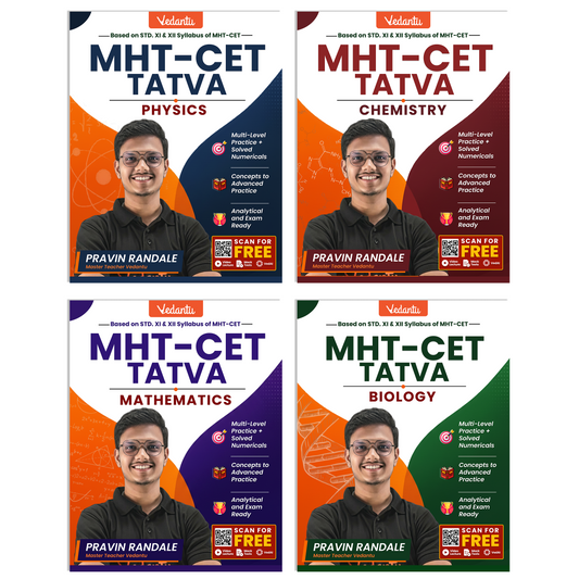 {Pre Order} - Vedantu MHT-CET Tatva PCMB Combo Books 2026 | Physics, Chemistry, Mathematics & Biology for MHT-CET Preparation by Pravin Randale Sir | Vedantu