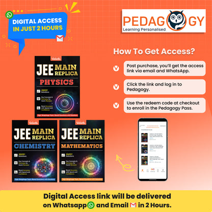 Digital-Only: Vedantu JEE Main Replica PCM for JEE Main 2026 by Vedantu Master Teachers – Digital Access on Pedagogy App | Activation Link via Email & WhatsApp in 2 Hours