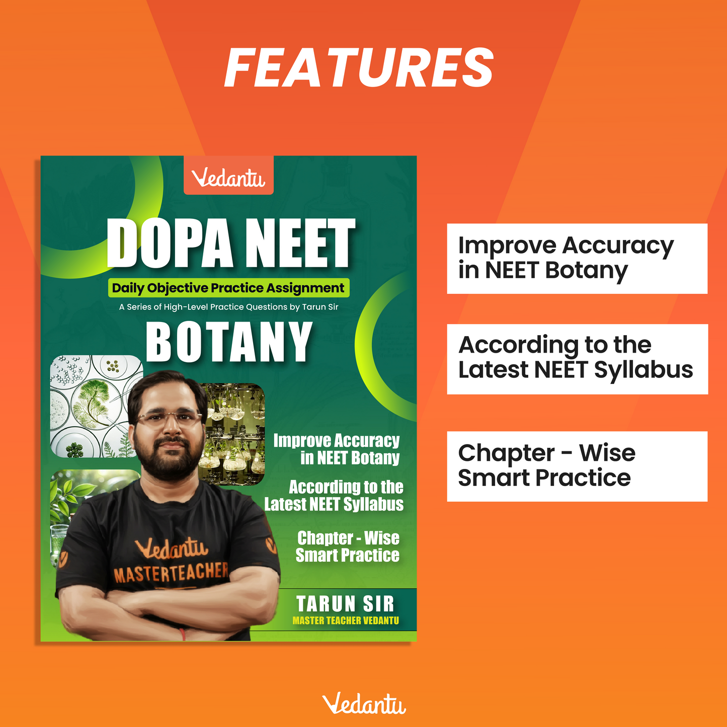 Vedantu DOPA NEET Botany Preparation Book for Class 11 & 12 2027 | Daily Objective Practice Assignment | NCERT Based Topic-Wise Questions, Chapter Revision & NEET 2027 Biology Practice by Tarun Sir