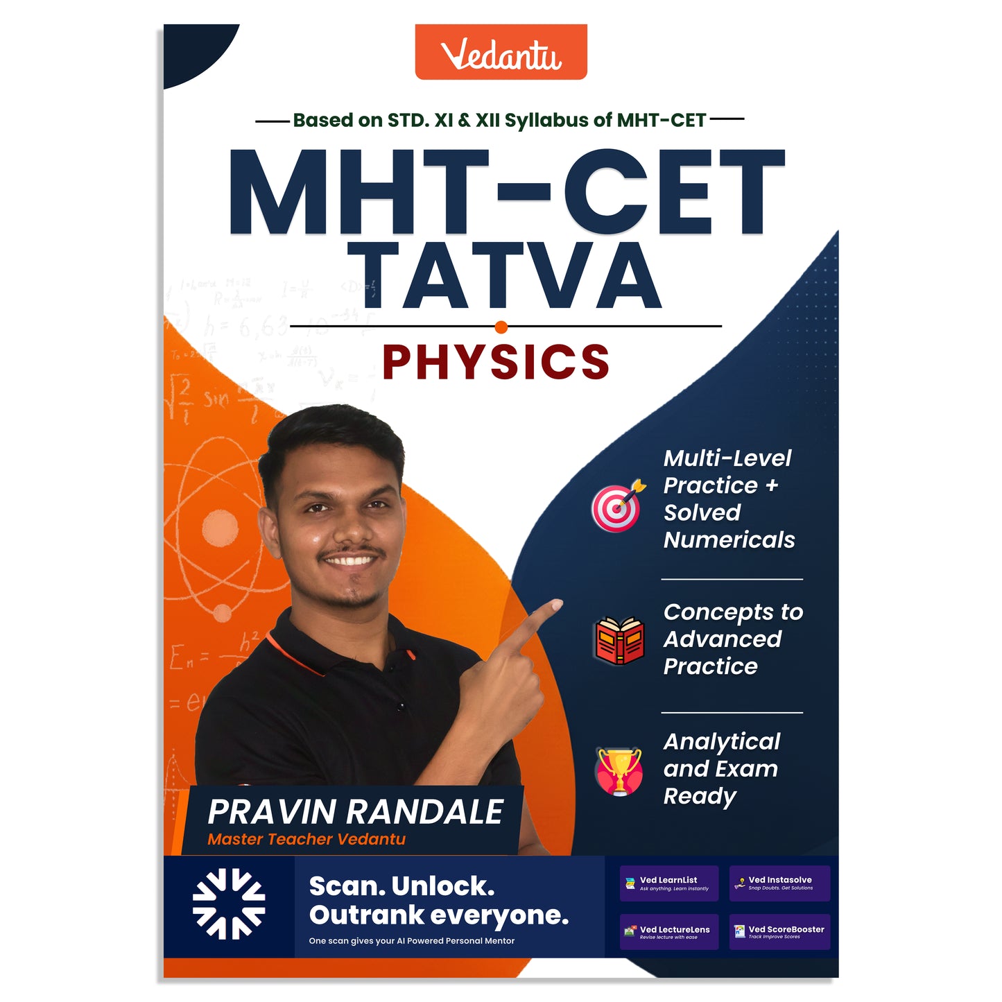 {Pre Order} - Vedantu MHT-CET Tatva PCMB Combo Books 2026 | Physics, Chemistry, Mathematics & Biology for MHT-CET Preparation by Pravin Randale Sir | Vedantu