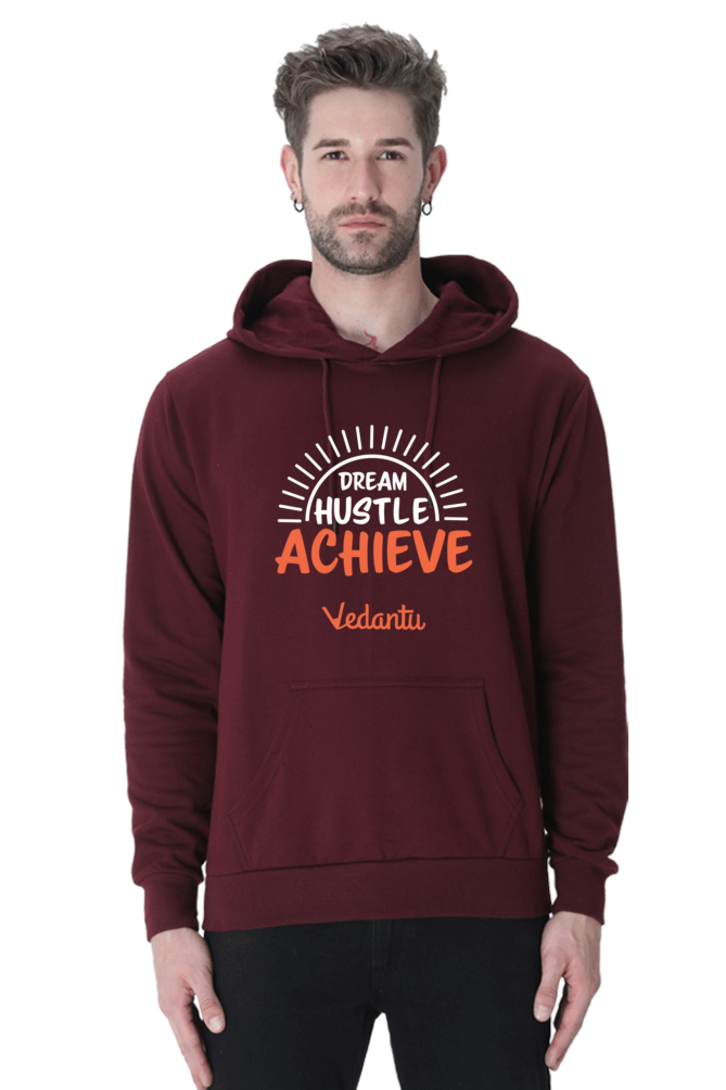 Dream Hustle Achieve Men Hoodie by Vedantu