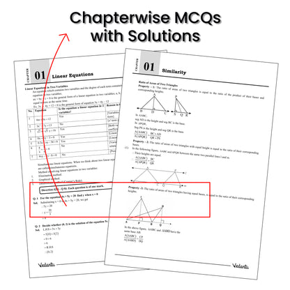 Vedantu Mission 100 CBSE Class 10 Mathematics 1 & 2 Books Combo | Designed For MH Board Pattern | Chapter-Wise Notes, Board Exam Questions, Activities, Diagrams & Latest Paper Pattern | By Pravin Randale Sir