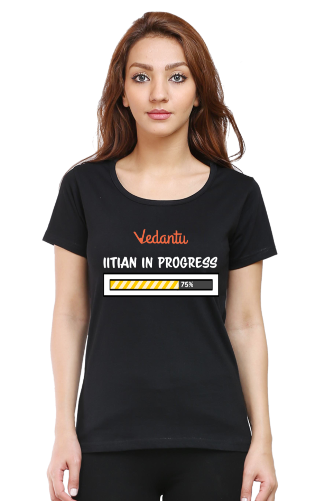 IITian in Progress - Women's Round Neck T-Shirt