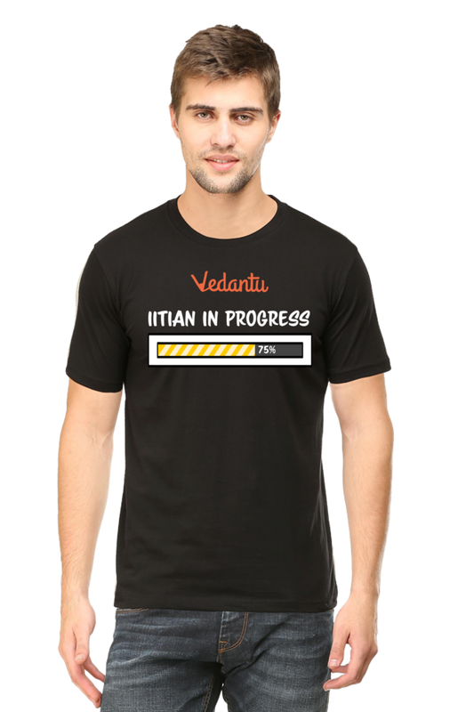 IITian in Progress - Men's Round Neck T-Shirt