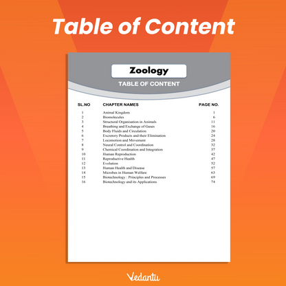 Vedantu DOPA NEET Zoology Daily Objective Practice Assignment Book | Chapter-Wise MCQs, Diagram-Based Questions and Answer Keys | Latest NEET Syllabus | For Class 11, Class 12 and Droppers