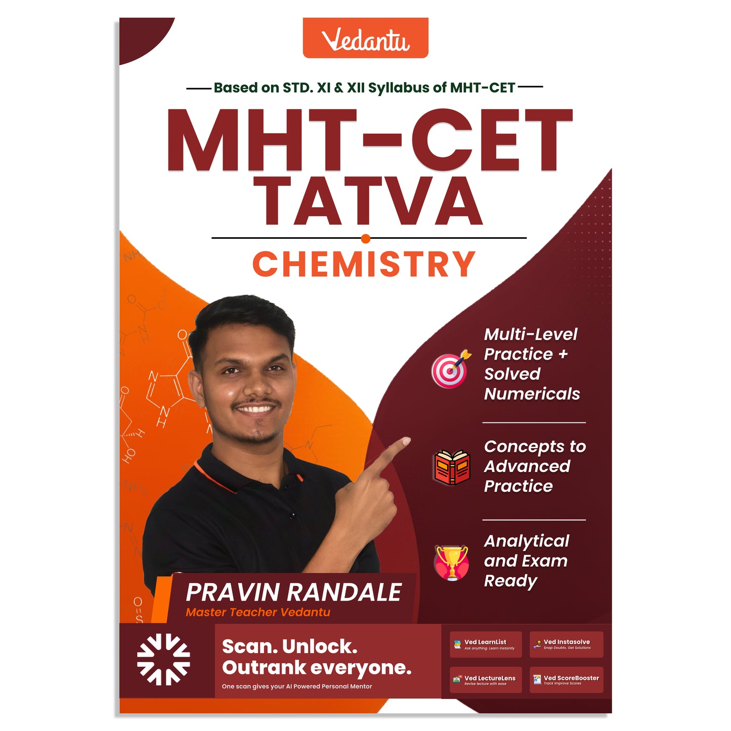 {Pre Order} - Vedantu MHT-CET Tatva PCMB Combo Books 2026 | Physics, Chemistry, Mathematics & Biology for MHT-CET Preparation by Pravin Randale Sir | Vedantu