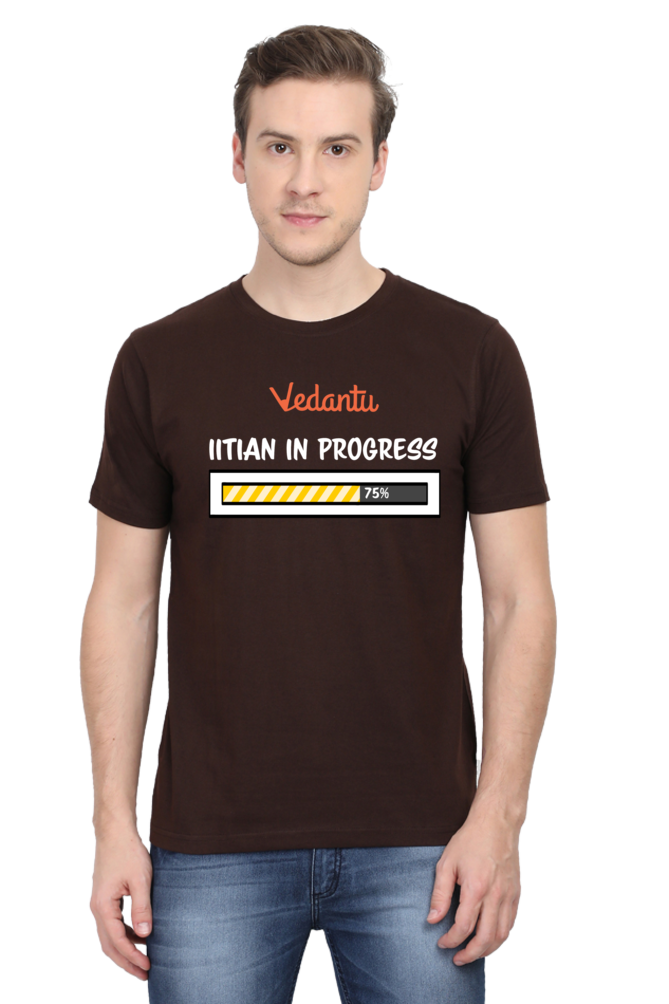 IITian in Progress - Men's Round Neck T-Shirt