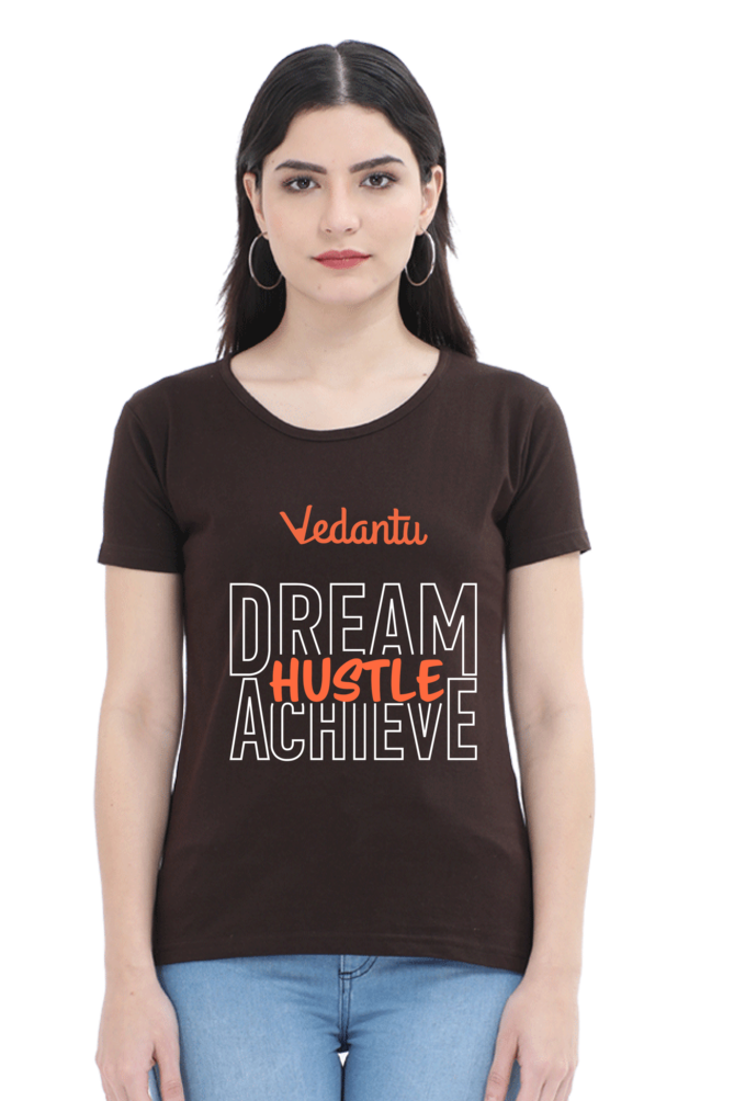 Dream Hustle Achieve - Women's Round Neck T-Shirt