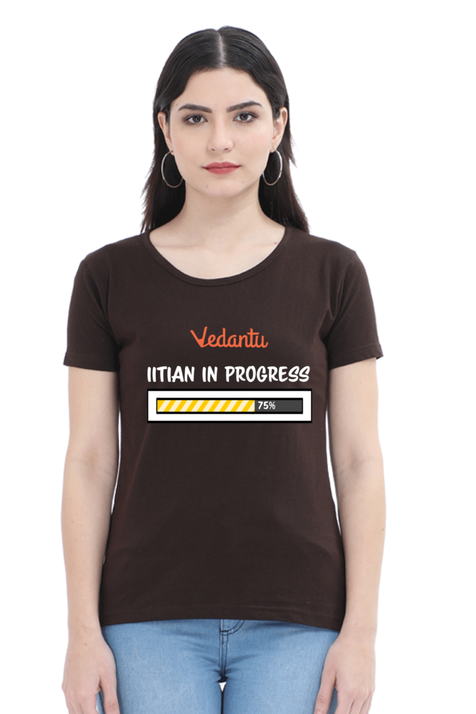 IITian in Progress - Women's Round Neck T-Shirt