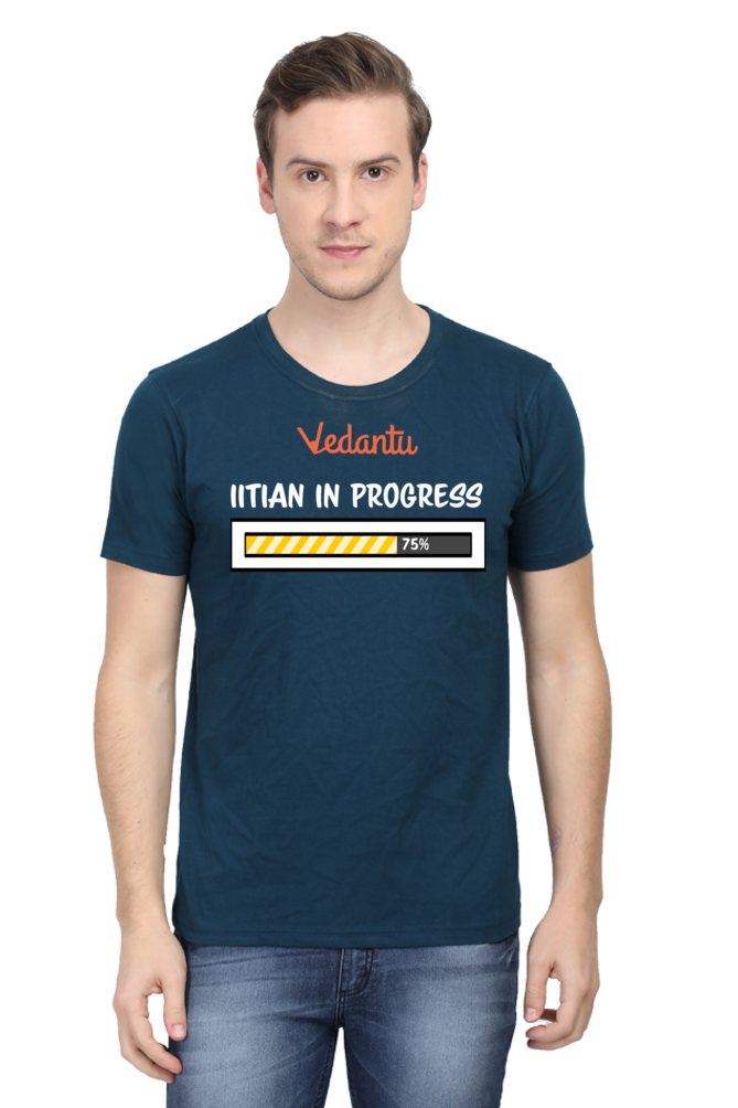 IITian in Progress - Men's Round Neck T-Shirt