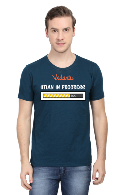 IITian in Progress - Men's Round Neck T-Shirt
