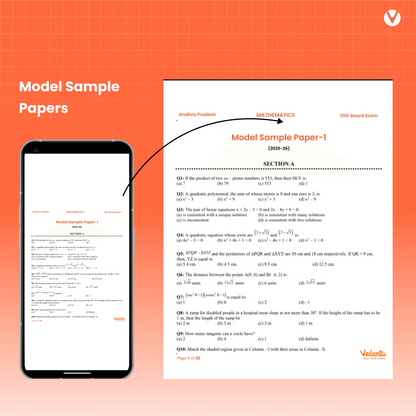 Digital Only – SSC Guess Papers 2026 | Andhra Pradesh State | Pedagogy | 5 Model Papers with Solutions | Last 5 Years Questions | Important Short Notes | Blueprint Based | Exam Pattern & Weightage | Physical Science, Biology, SST, Maths | Class 10
