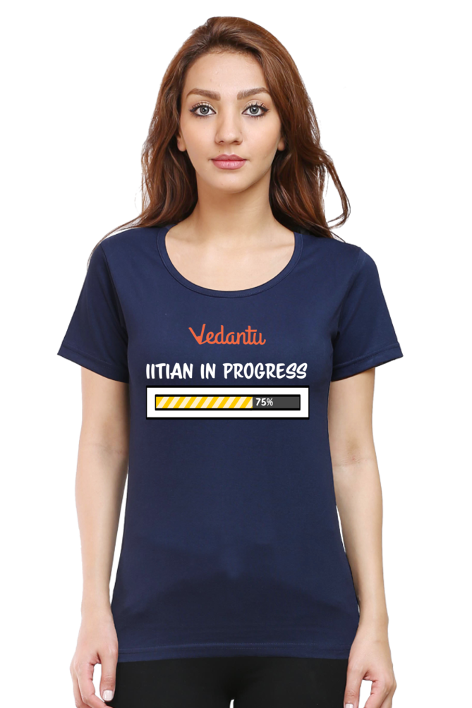 IITian in Progress - Women's Round Neck T-Shirt