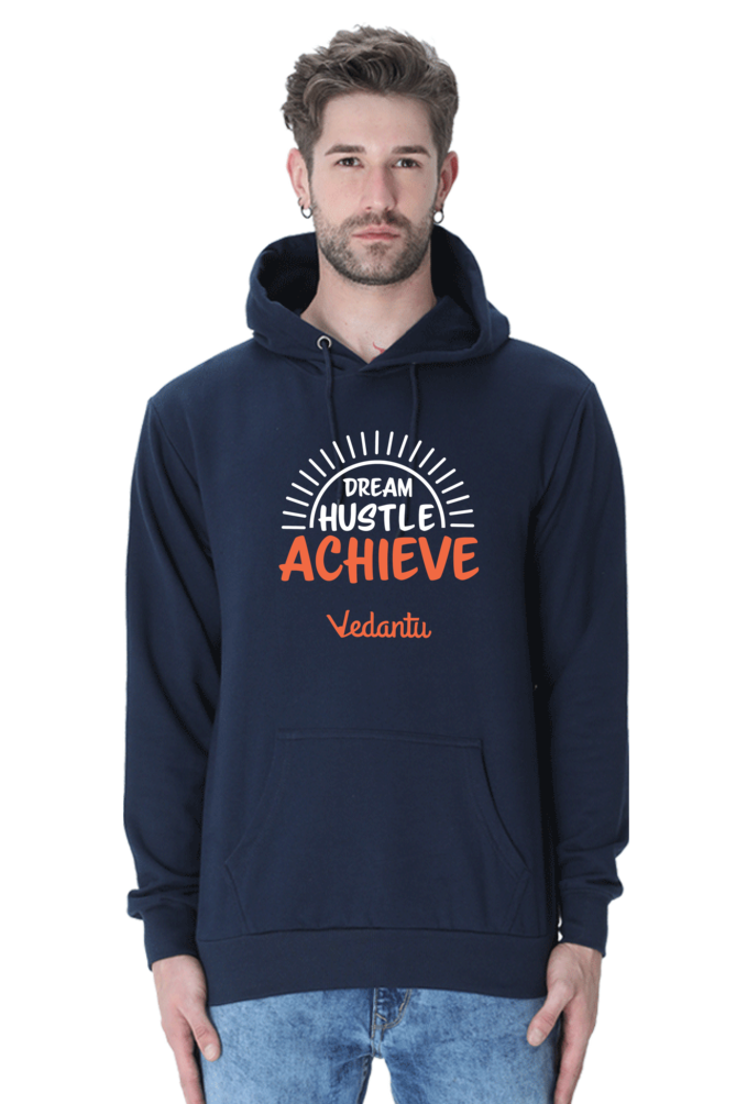 Dream Hustle Achieve Men Hoodie by Vedantu