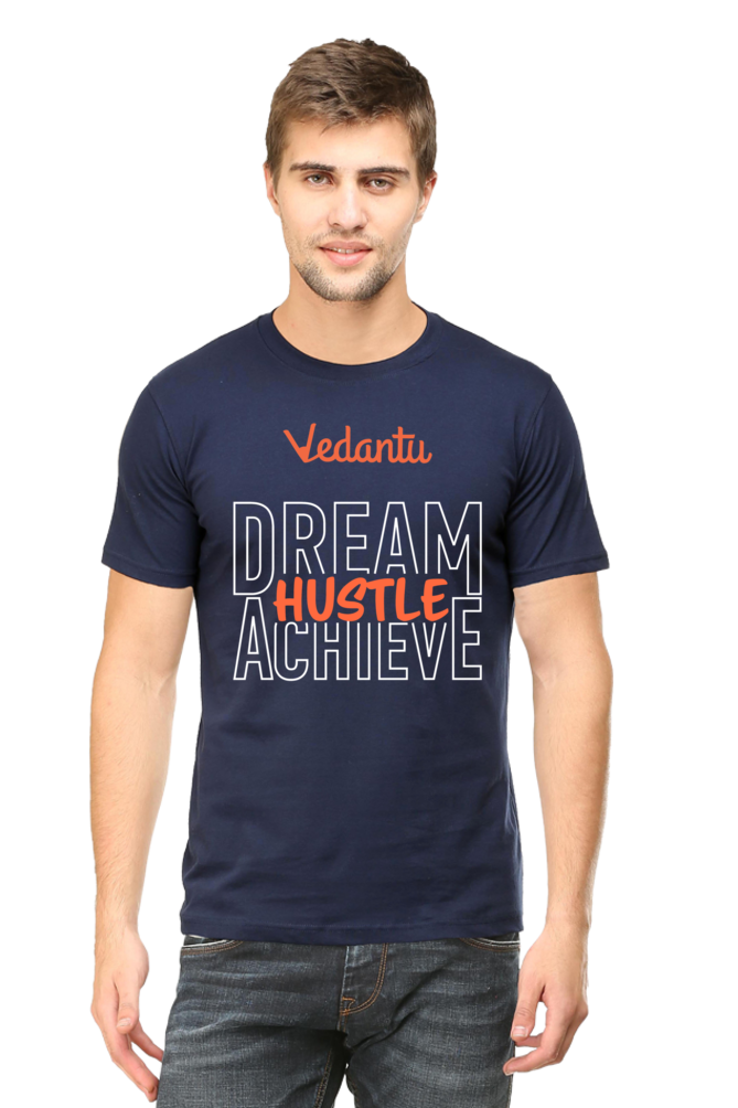 Dream Hustle Achieve - Men's Round Neck T-Shirt