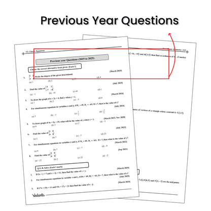 Vedantu Mission 100 CBSE Class 10 Mathematics 1 & 2 Books Combo | Designed For MH Board Pattern | Chapter-Wise Notes, Board Exam Questions, Activities, Diagrams & Latest Paper Pattern | By Pravin Randale Sir