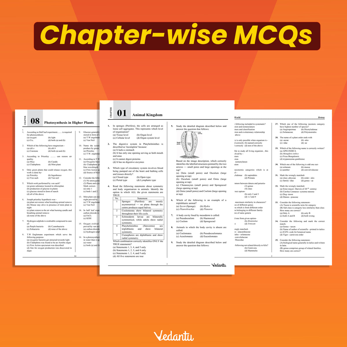 Vedantu DOPA NEET Biology Combo Book 2027 | Botany & Zoology Daily Objective Practice Assignment | Chapter-Wise MCQs, NCERT Based Questions, Diagram-Based Practice, Answer Keys & NEET 2027 Preparation | For Class 11, Class 12 & Droppers