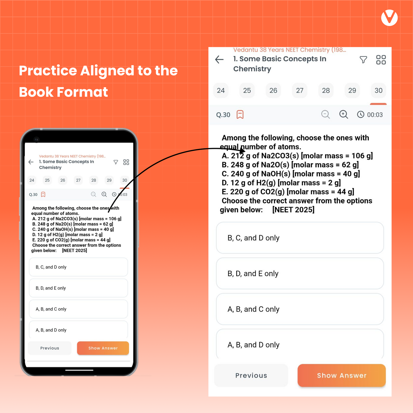 Digital-Only: Vedantu 38 Years NEET PYQs (1987–2025) – Digital Access on Pedagogy App | Physics, Chemistry & Biology | 6000+ Questions + Video Solutions + 10 Mock Tests